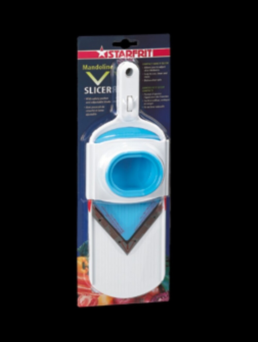 NWT Starfrit Mandoline Slicer in White & Bright Blue